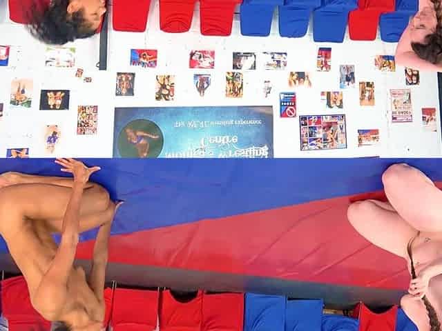 Rnw0088 Ivy Rain Vs Sabrina Jade Nude Female Wrestling