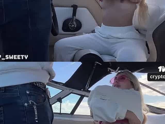 Boat pound with stranger in open water. Hot, super-fucking-hot porn caught on camera!