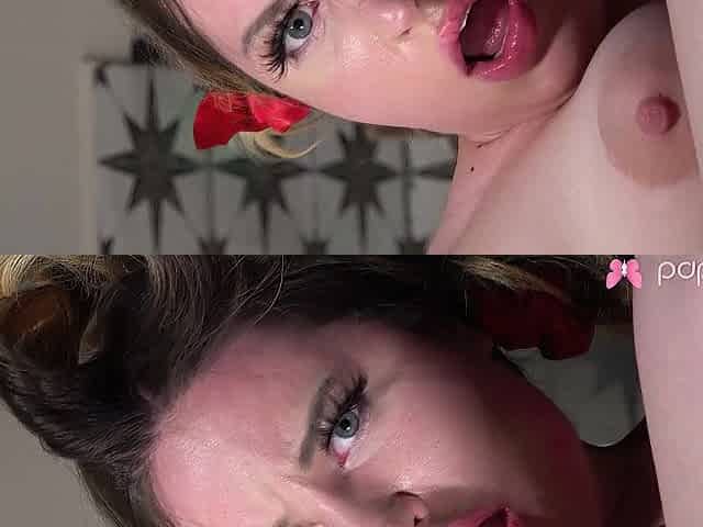 Solo Maria Gail masturbates on the kitchen counter,in 4K.