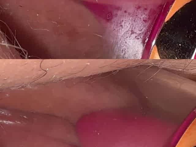 Suction Licking Toy on My Swollen Pussy