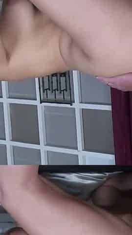Blonde teen gets fucked and swallows cum