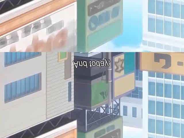 Breasty anime teen bangs her step brother in the public shower