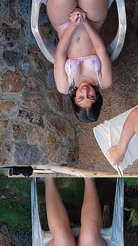 Jasmine Wears See Through Clothes and Gets Wet