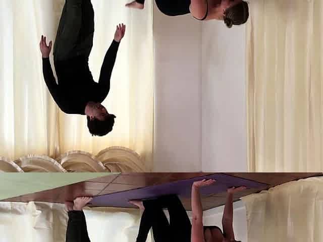 Yoga instructor fucks innocent teen student