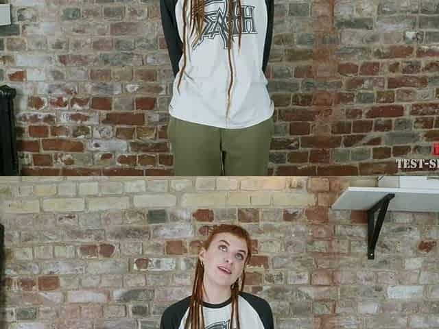 Emo Tattooed Teenager Bryla in Nude Video Casting Interview