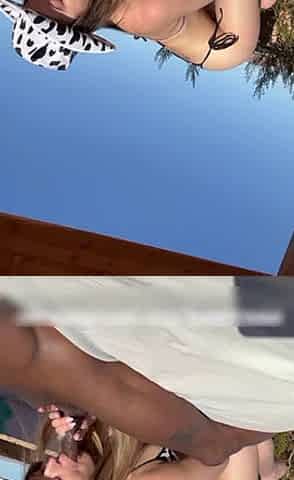 Cowgirl Gets Her White Dignity Lost By A BBC