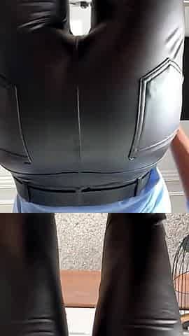 Cum on My Leather Pants Countdown POV