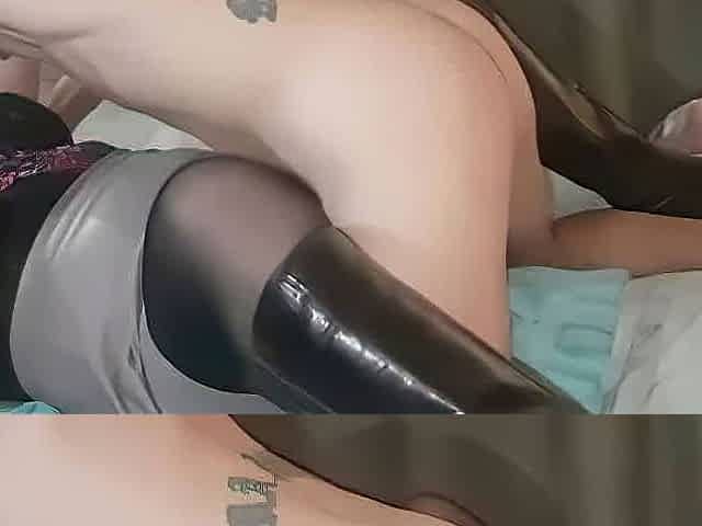 Anal milf in boots