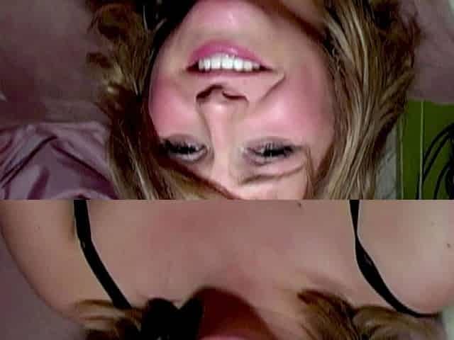 Amateur Blonde Blowjob handjob and cumshot