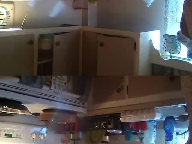 Lewd Housewife Cooking and Cleaning and Lifting Up Her Suit and Showing Off Belt (Cleavage Tease)