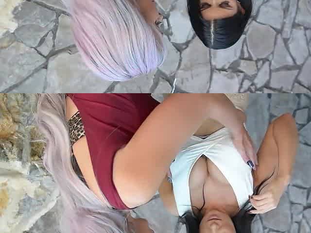 Breasty Hotties Romi Rain & Nina Elle Titty Banged To The Extraordinary in 3some