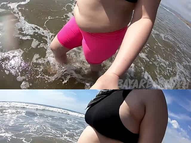Frolicking Fluph: Pulic Beach Stomach Play
