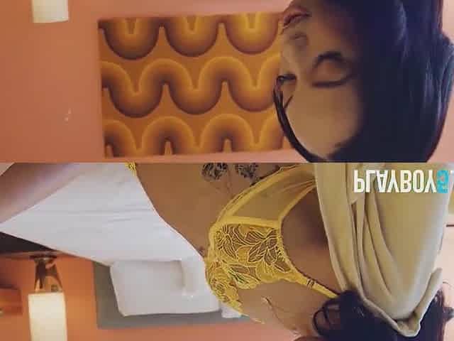 Tiny ebony teen model Alexis Tae posing solo for Playboy