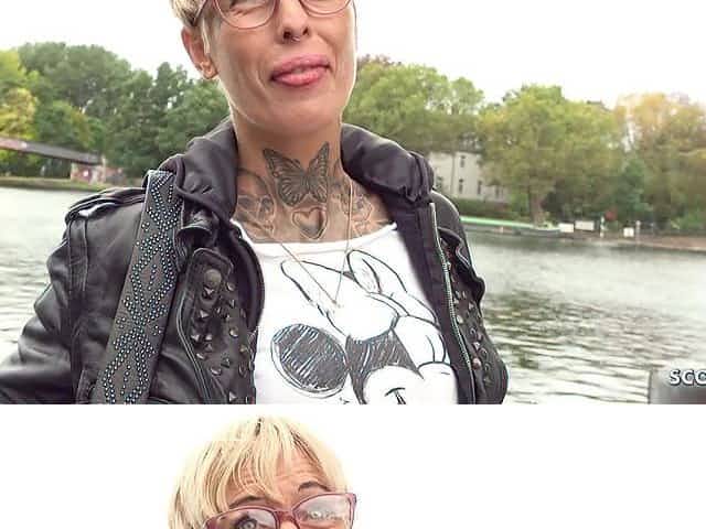 GERMAN SCOUT - THIN PAINTED MUVA VICKY I PICKUP ROUGH SHAG IN BERLIN I RIMJOB AND DEEP THROAT - Rough sex
