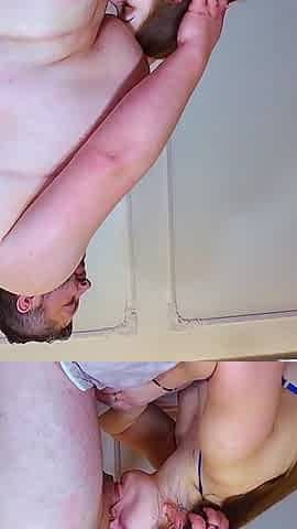 Hot Amateur Wife Gets Her Mouth Destroyed and Face Covered in Cum