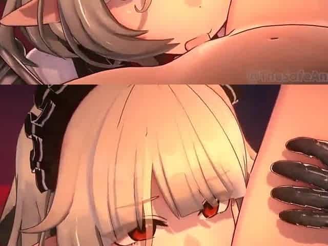 Maid suck large schlong