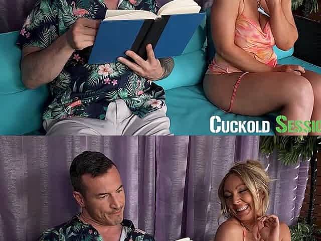 CUCKOLD SESSIONS - Sadie Summers Cucks Hubby With Waiter's Giant Weenie On Vacation