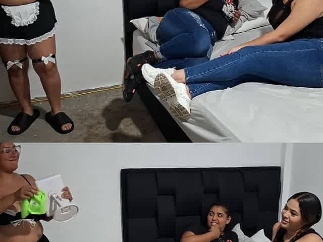 Big Boob Maid Gets Her Tits Sucked