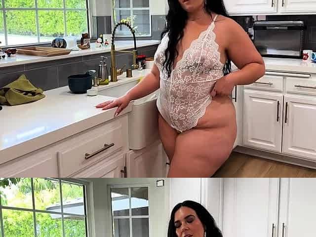 BBW Step-Mom Asked Me To Anal Fuck Her
