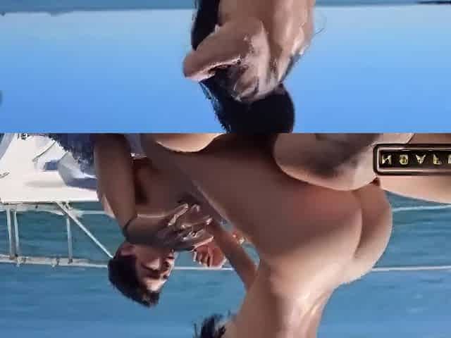 Fucking My Boyfriend Outdoors On A Yacht Salome Gil