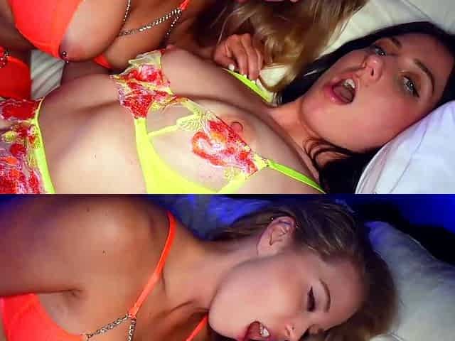 sheCRUMBLED Cookie And Luna Hill In Wild Foursome