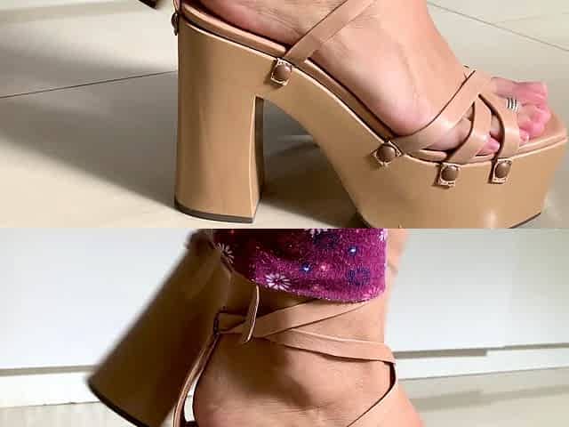 Hot amateur european foot and pantyhose fetish