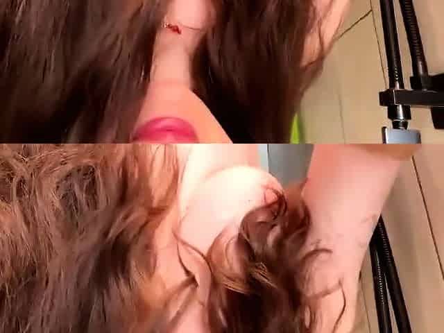 Hottest brunette solo webcam masturbation 2