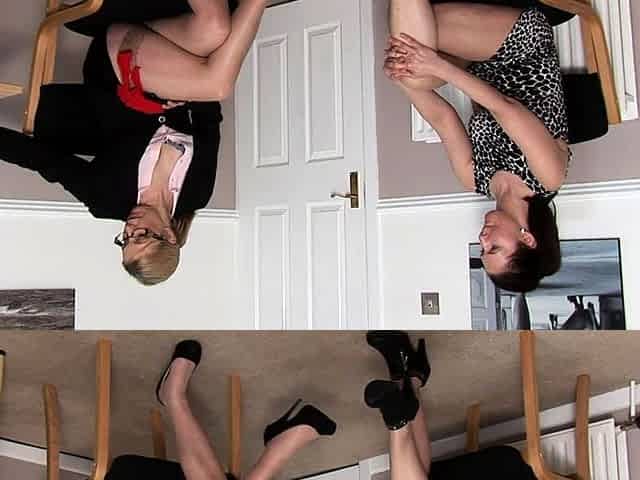 Red asses in this spanking fetish