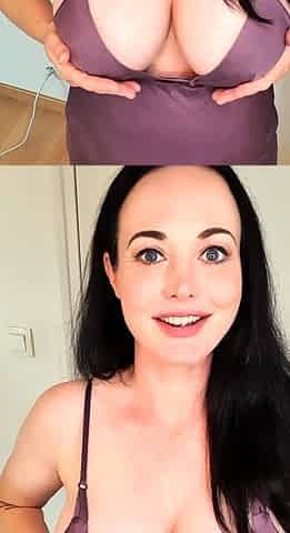 Big boobs milf masturbates with her dildo