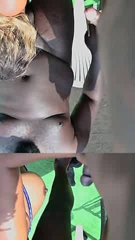 SHANICE LOVE'S 1ST BUKKAKE GANGBANG