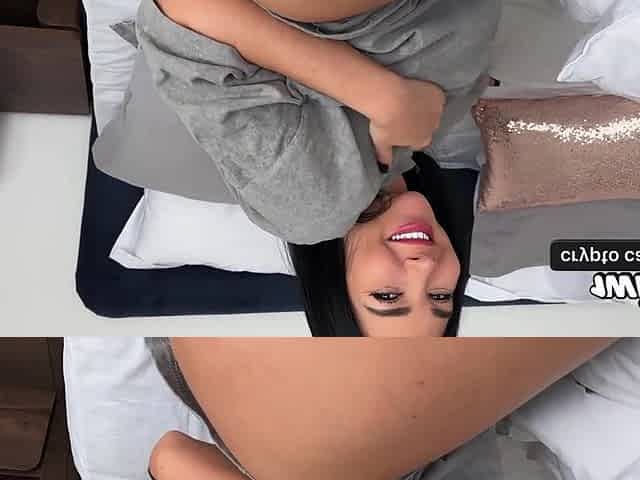My Stepmom's Secret Trick! - This babe Craves Creampie