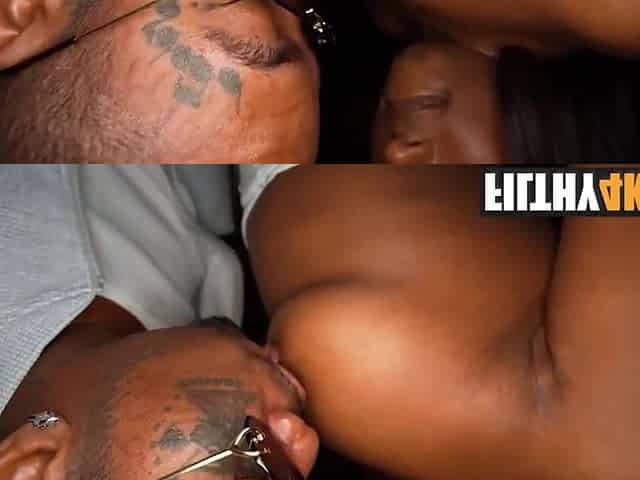 Night With My Sexy Booty Black Hottie Tessa Thomas, Skinny Shove