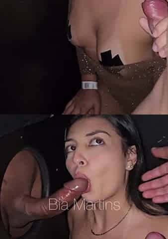 The cuckold enjoyed recording me with a stranger in the swingers' booth.