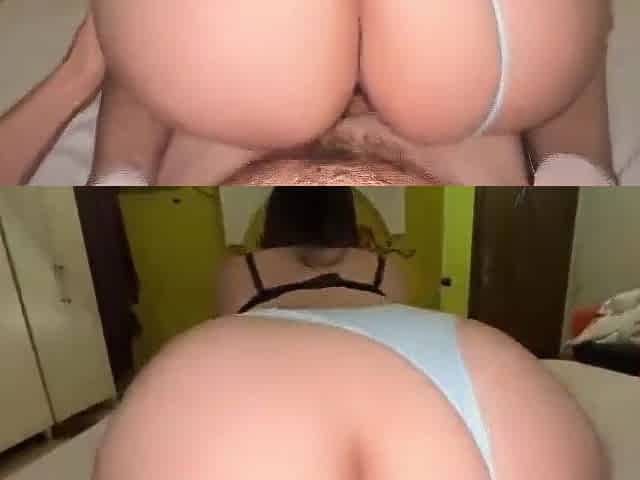 Homemade natural sex with a angel with a precious butt