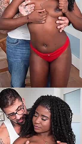 Ebony Small Tits Sarah Nastyebony in Her Black Lil Ass