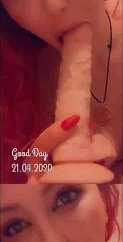 Spit on Dildo and Suck It so Dirty