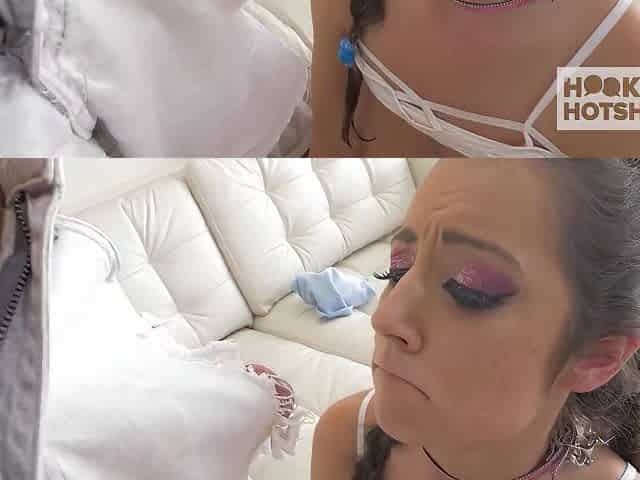 Collared Slut Lily Adams Swallows It All After A Hard Pound!