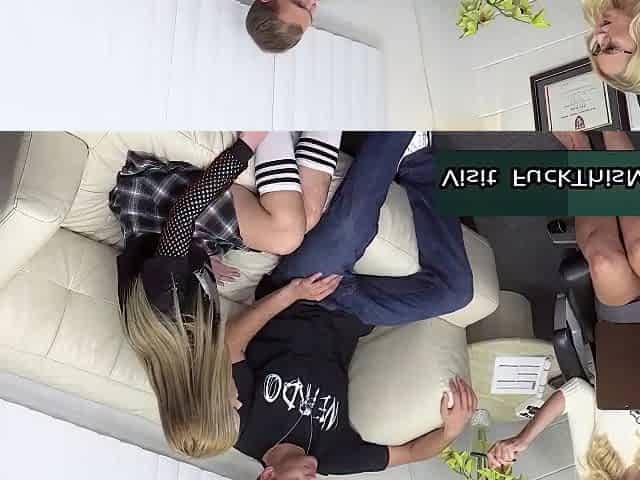 Khloe And Her Stepbrother Threesome Sex