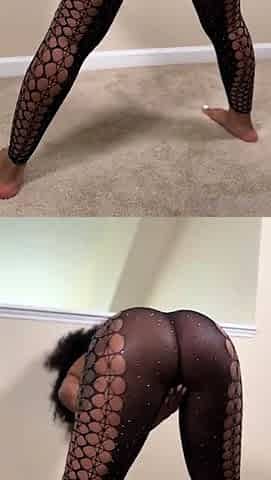 Amateur striptease and Solo masturbation
