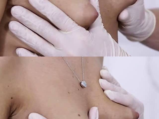 A excited doctor is ready for his gorgeous patient