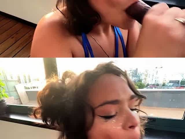 Hardcore interracial blowjob and drilling