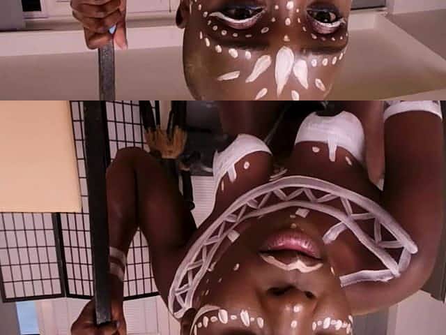 VR Conk African Pussy Craving For White Cock