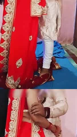 Red Saree Bhabhi's Hot Fuck Layer 1