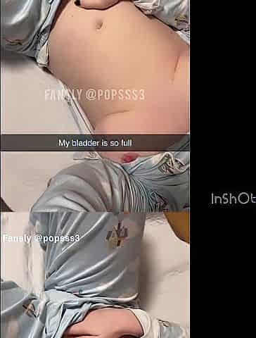 Being despairing to pee makes me so slutty I void urine and cum all over my daybed