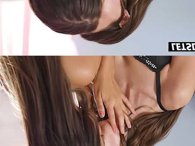 Sexy Lalin girl licks her way down and buries her tongue unfathomable in soaked vagina