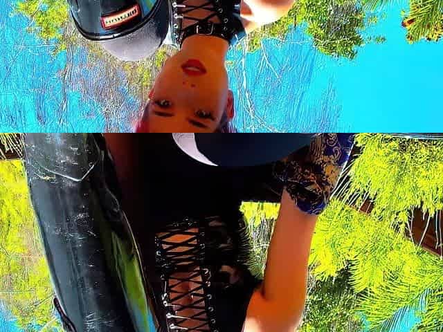 EnchantrixV - Sinking and Licking Mistress' Hunter Boots
