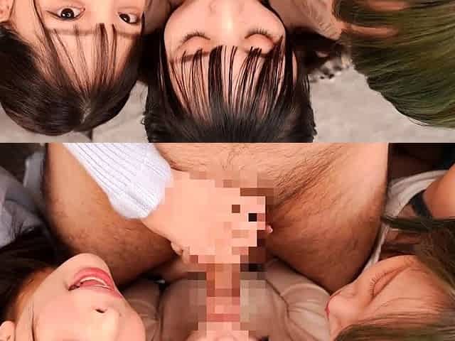 Tattooed japanese teen moe aiuchi gives a hot pov blowjob