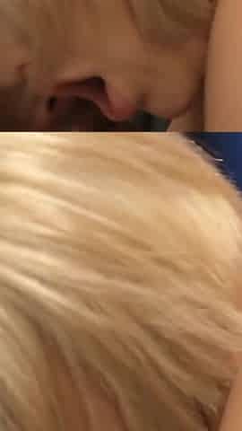 The young blonde girl was supposed to only dance on the pole - suddenly his pole was in her