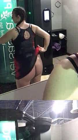 Amateur striptease and Solo masturbation