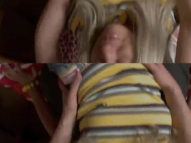 The Fascinating Tanned Blond Harper A Gets Facialized! This babe's So Naughty!